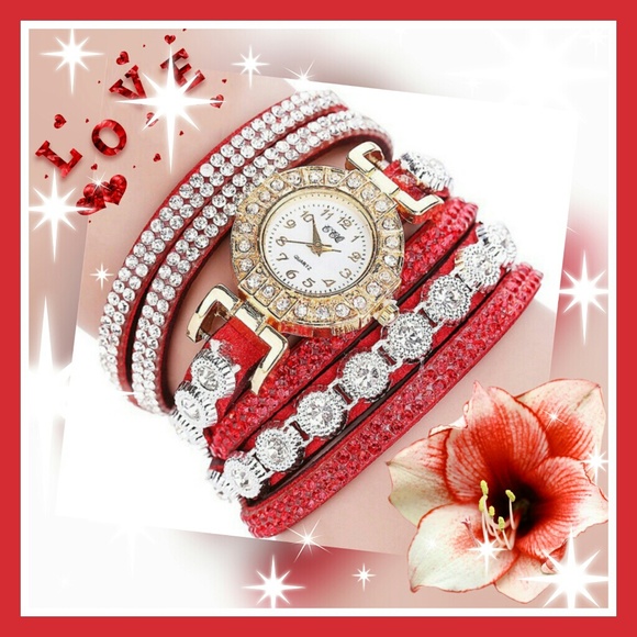 Moon Goddess Boutique Accessories - Swarovski Woman's vintage crystal wristwatch! ⌚