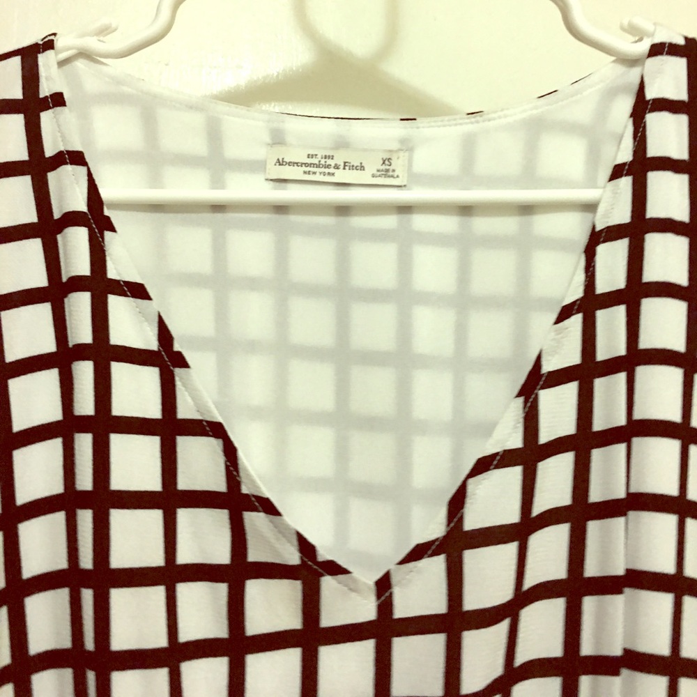 Abercrombie and Fitch short checkered dress