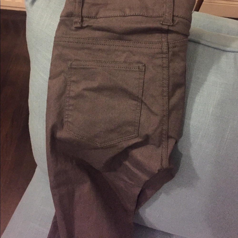 SKINNY WAX DARK GREY PANT - Picture 3 of 3