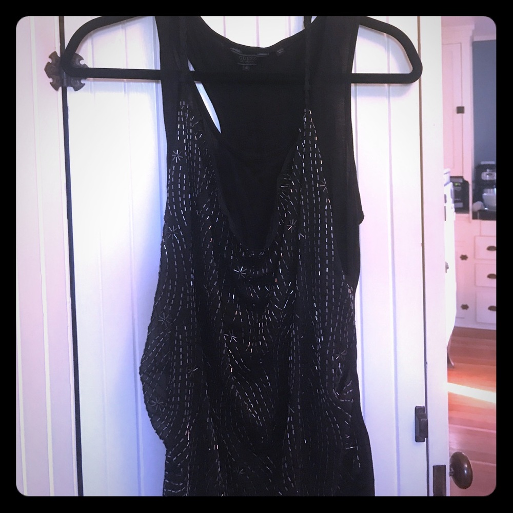 Guess beaded tank
