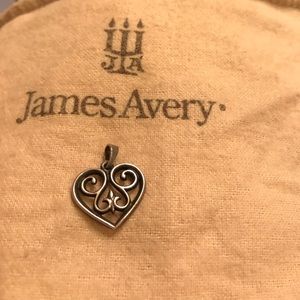 James Avery French Heart Charm