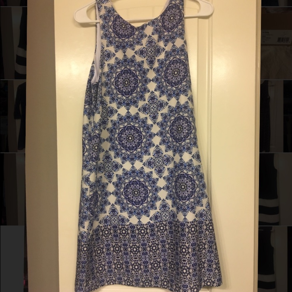 Blue & white dress from stitch fix