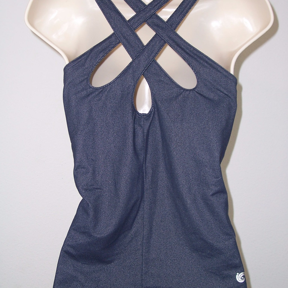 Inmotion Denim Looking Workout Tank Top - Picture 5 of 7