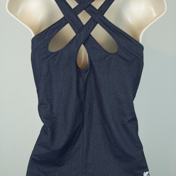 Inmotion Denim Looking Workout Tank Top - Picture 6 of 7