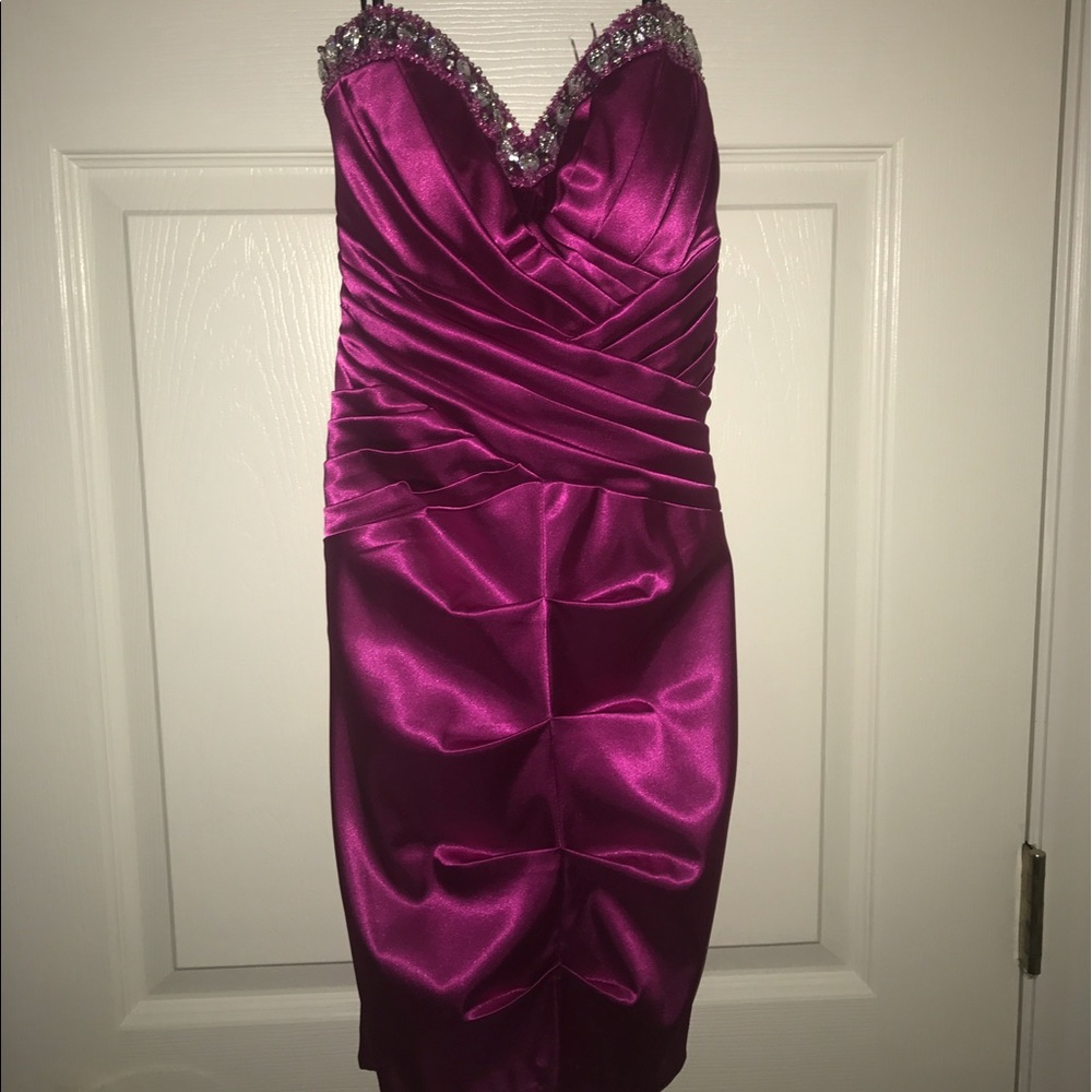 FUSCHA FORMAL SHORT DRESS