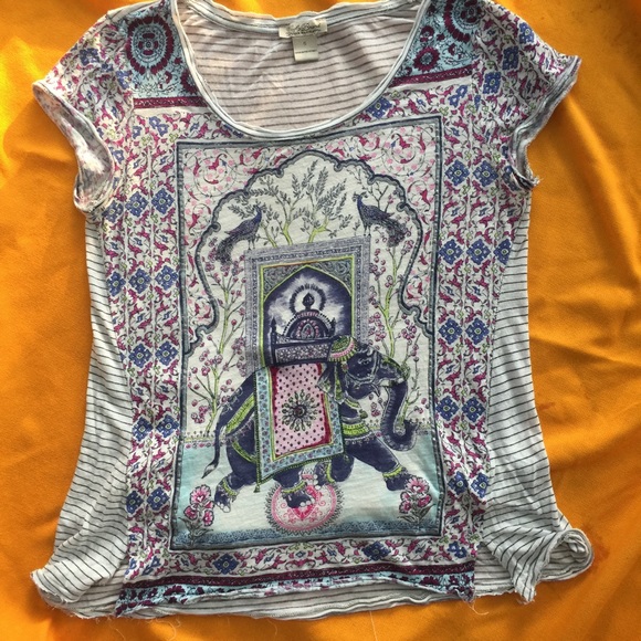 Lucky Brand Indian Festival Shirt - Picture 1 of 6