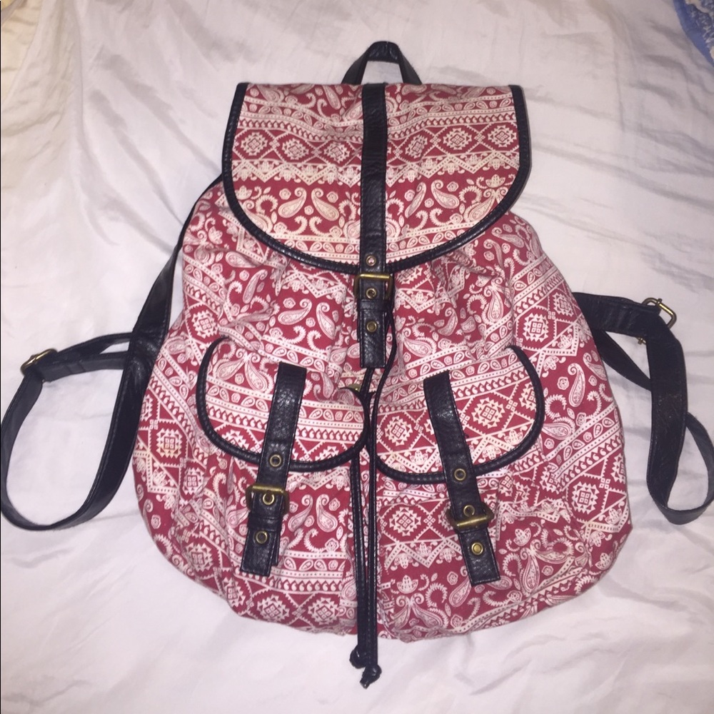 Patterned backpack
