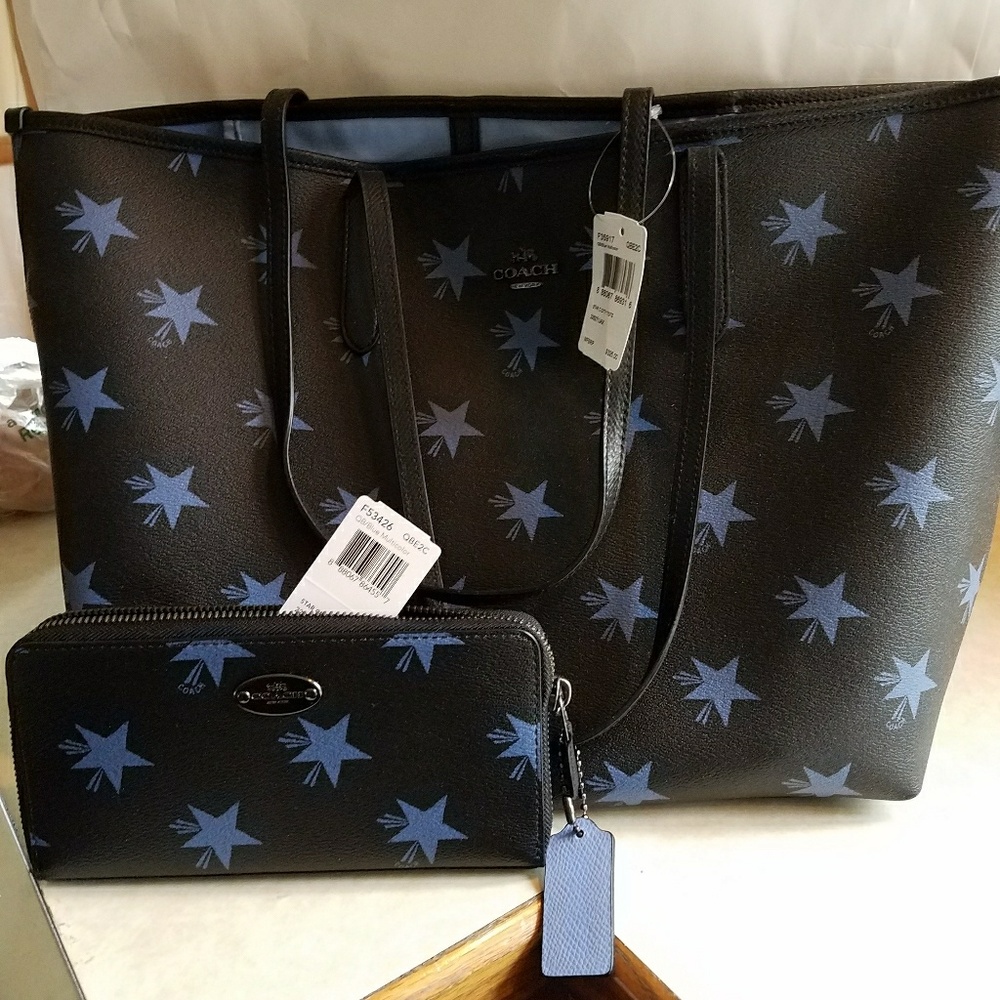 Coach Star Tote & Wallet