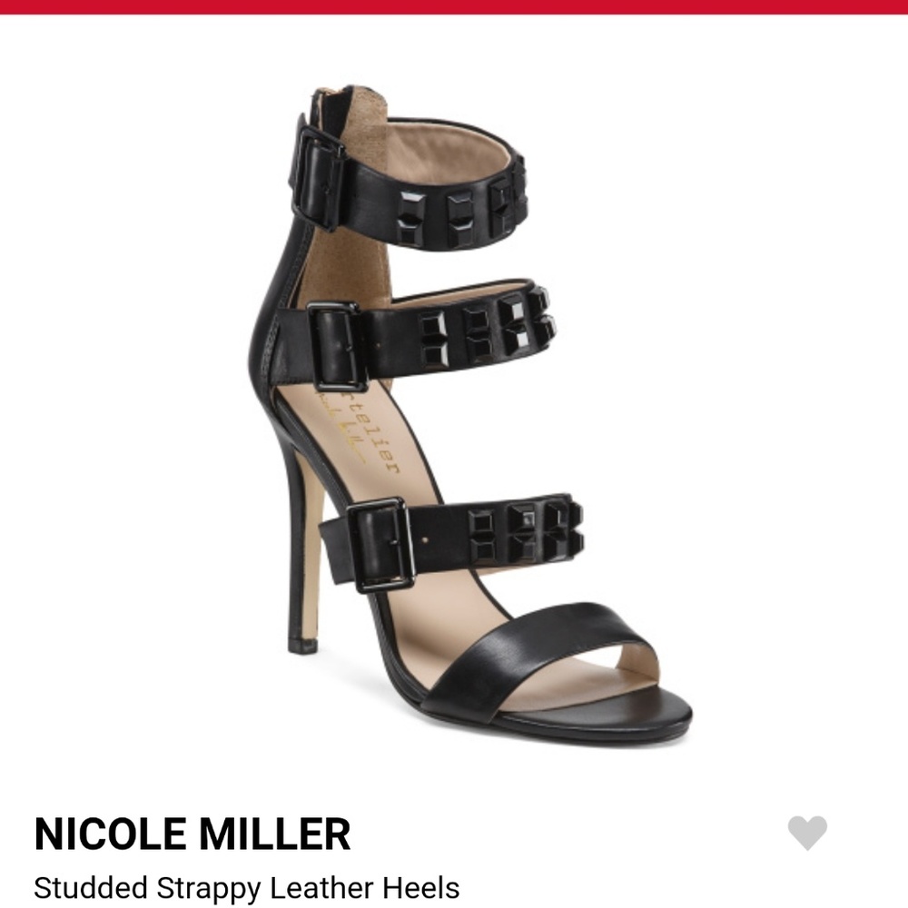 Nicole miller studded heel