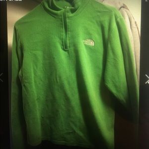 North face half zip pullover