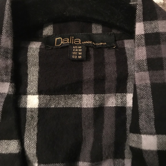 Flannel Shirt Dress - Picture 3 of 3