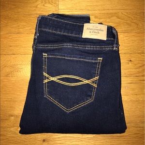 Dark Wash A&F Skinny Jeans