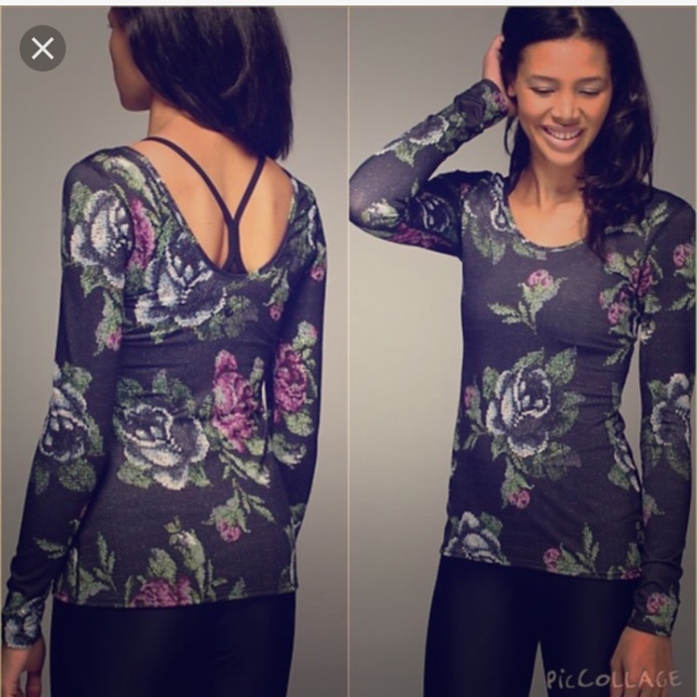 Lululemon scoop back LS 6 nwt