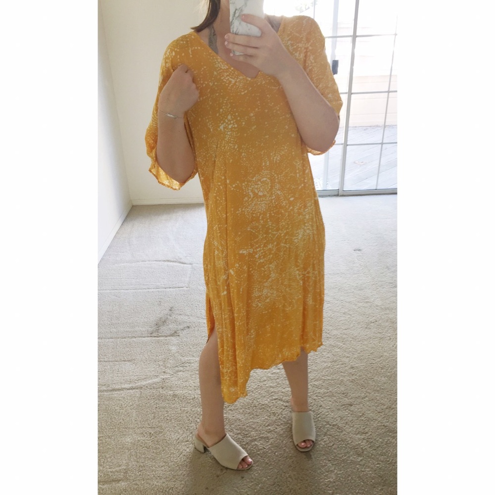 Yellow Boho Dress