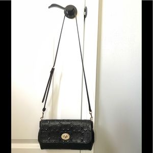 Black Patent leather COACH Purse