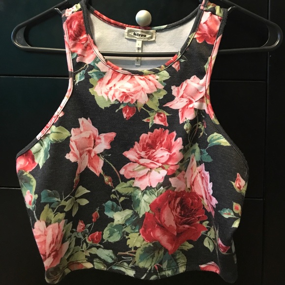 Kirra Tops - Floral Crop Top