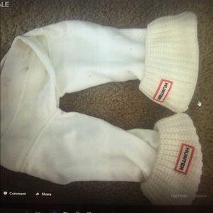 Hunter fleece boot socks