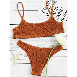 Burnt Orange Two piece Swimsuit