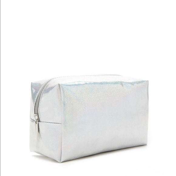 Forever 21 Bags Metallic Glitter Makeup Bag Nwt Poshmark