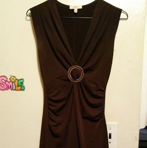 Woman's "Candie's" Beautiful Brown Dress SZ M