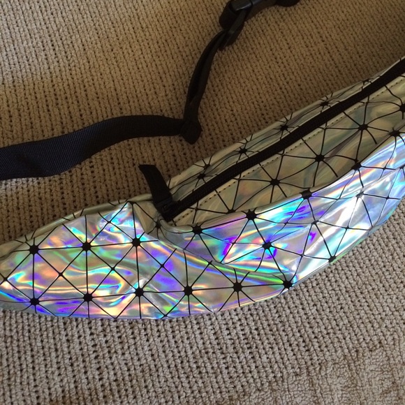 UNIF Accessories - Iridescent prism festival fanny pack! 🆕✨