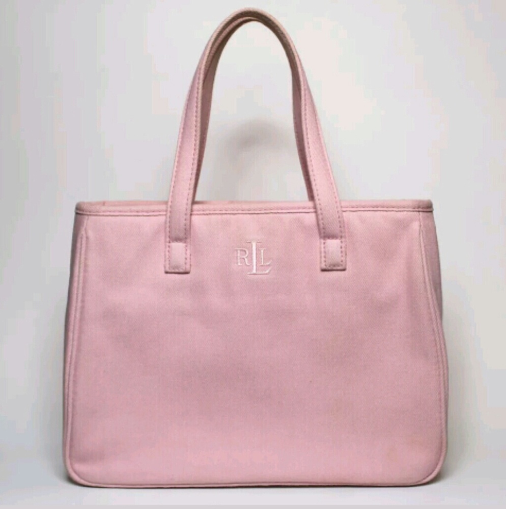Ralph Lauren Pastel Pink Arm Tote