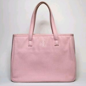 Ralph Lauren Pastel Pink Arm Tote