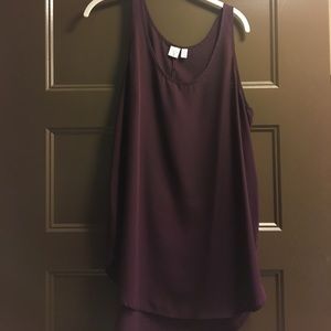 Maroon tank top