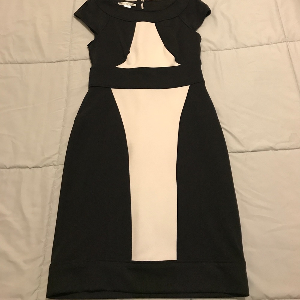 Maggy London Cap Sleeve Scuba Dress