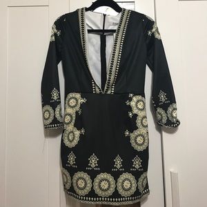 NEW! Bodycon Deep V Dress