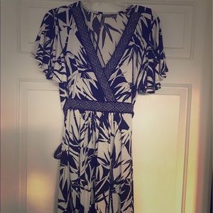 🔥 Pretty brown and cream dress XLP