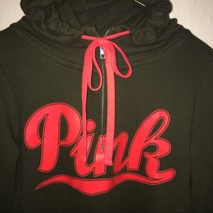 PINK Half zip Hoodie