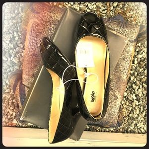 Target Mossimo "Darby" Black Patent Pump