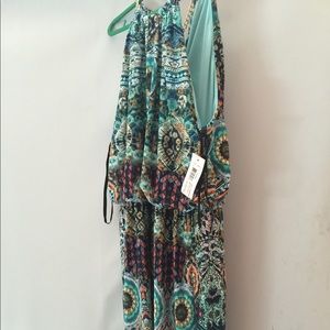 Maxi dress by bisou on sz 8