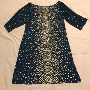 Dark blue sheath dress