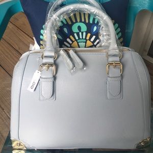 Light Blue Aldo Faux Leather Bag