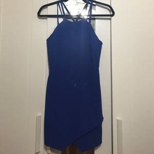 Royal Blue Asymetric Dress