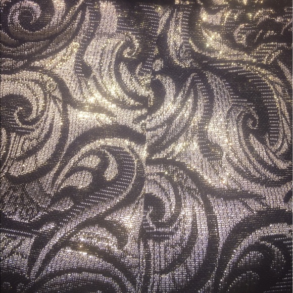 Nasty Gal Mini skirt- black and gold - Picture 7 of 7