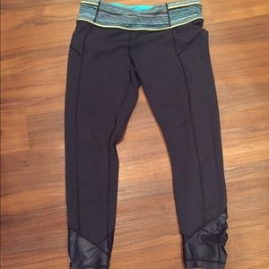 Authentic Lululemon 7/8 pants. NWOT. Size 10 Navy