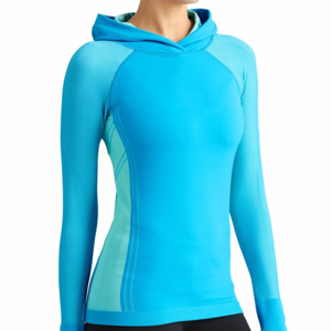 Athleta Neothermal Hoodie Blue Size Medium Women's