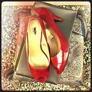 Target Mossimo "Darby" Red Patent heel