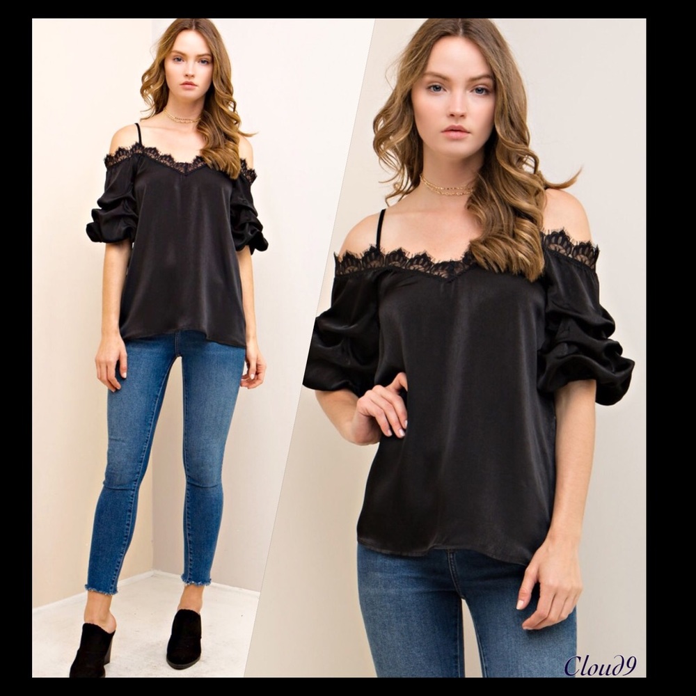 Unfiltered Black Beauty Lace Top