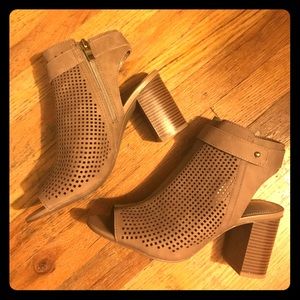 A.N.A Peep toe booties