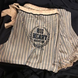 Pink blue pajama pants