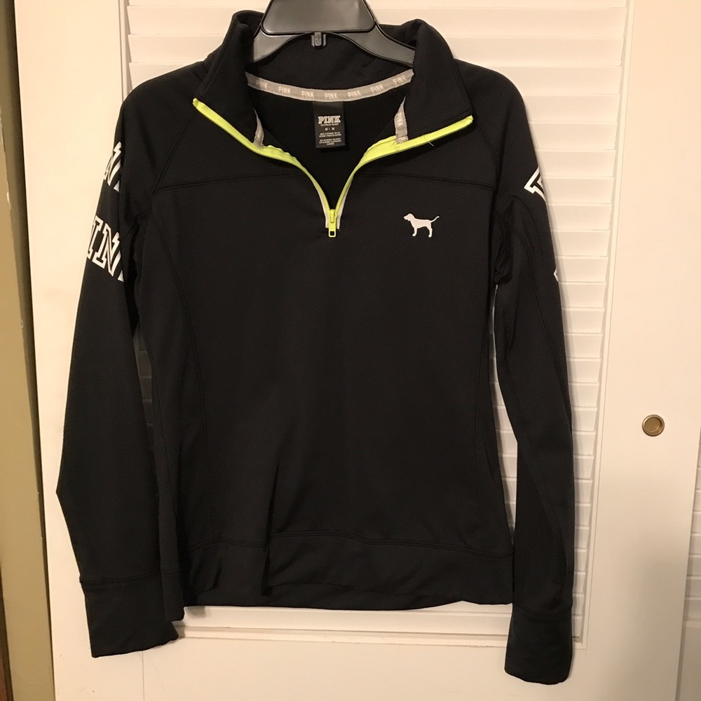 VS Pink QuarterZip Pullover