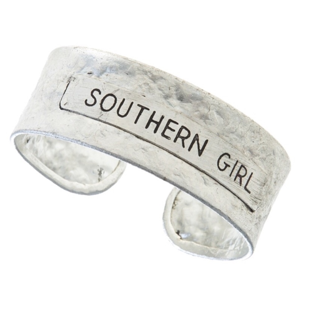 Southern Girl Silver • Metal Wrist Cuff