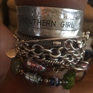 Jewelry - Southern Girl Silver • Metal Wrist Cuff Jewelry - Southern Girl Silver • Metal Wrist Cuff