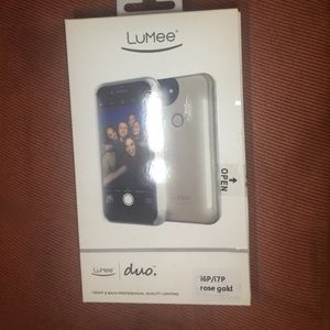Lumee Duo Case Rose Gold for IPhone 6(s) plus/7p