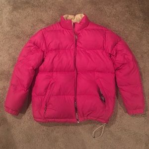 LL Bean reversible goose down winter coat