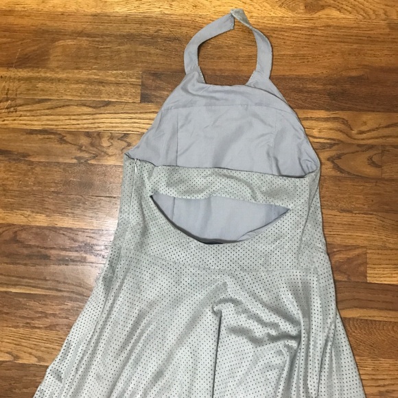 Grey Halter Skater Dress - Picture 3 of 3
